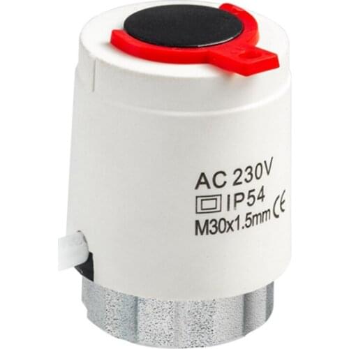 New 230V Electric Thermal Actuator Radiator for Manifold Underfloor Heating NC Valve