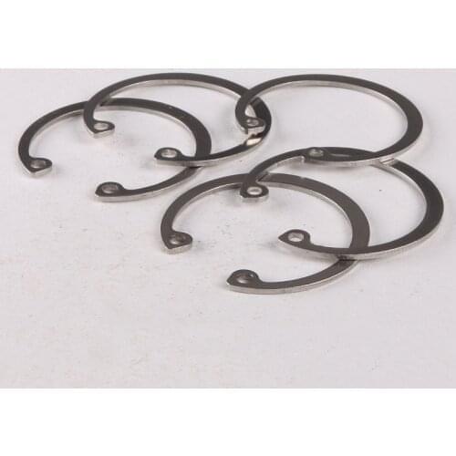 Stainless Steel 304 Holes With Retaining Ring / Inner Card Spring / C Type Retaining Ring M8/10/11/12...25mm GB893
