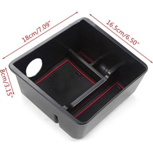 Model 3/Y Armrest Organizer Storage Tray Car Interior Box Compartment for Place USB Cable Phone Key Card
