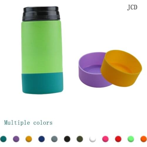 JCD 9cmPractical For Water Bottles Sport Skid Resistance Home Use Cup Bottom Cover Anti Slip Sleeve Coasters Silicone Boot