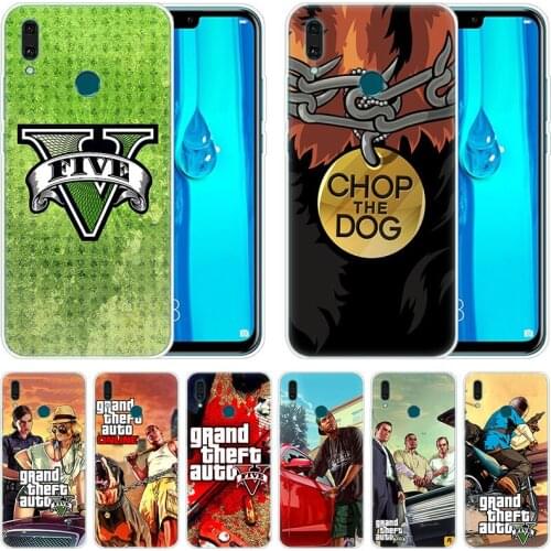 Luxury Silicone Case GTA 5 Game for Huawei Mate 30 20 Lite 10 Pro Y5 Y6 Y7 Pro 2019 Y9 Prime 2019 2018 Y6 Pro 2017 Fashion Cover