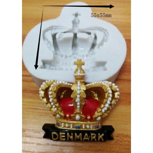 Silicone Mold crown silicone mold mould sugar craft fondant cake decorating animal mould baking tool