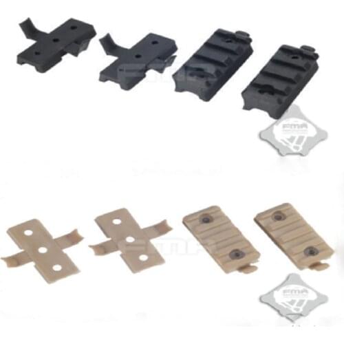 FMA ACH-ARC Helmet Rail Wing Lock 20mm Picatinny Rail Adapator TB293 BK DE