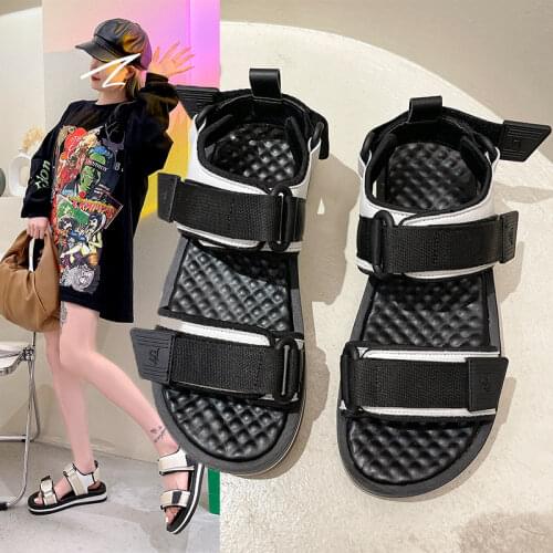 Outdoor Ladies Black Hiking Sandals Sports Platform Sandals Ladies Beach Summer Womens Shoes Sandals 2021