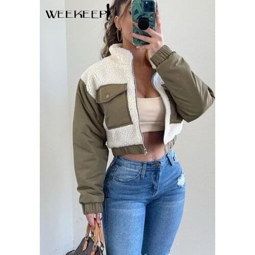 Женские куртки WEEKEEP China At AliExpress