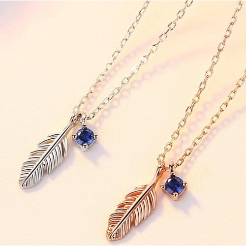 YSH new 100% 925 Sterling Silver Autumn Maple Tree Leaves Pendant clavicle Necklace Women Luxury DIY Jewelry Gifts Free shipping