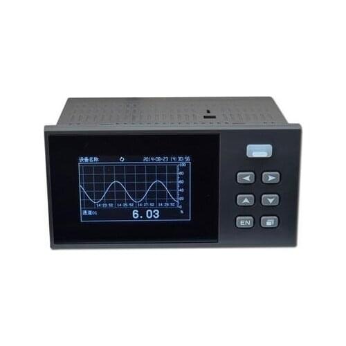 1~4 Channel Paperless Recorder temperature pressure current voltage records Logging 320x200 LCD USB Modbus