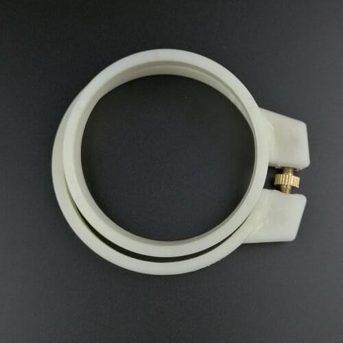 1pc 7cm/2.76" Plastic Cross Stitch Machine Embroidery Hoop Ring Handy Wooden Bamboo Sewing Craft Tool