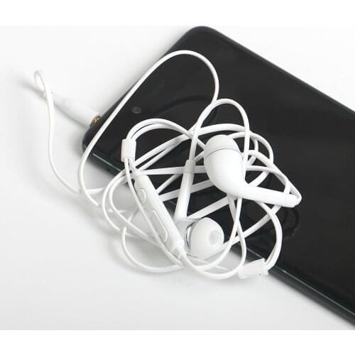 100pcs J5 Earphone In-Ear Headset Stereo with Mic and Remote Headphone for Samsung Galaxy S7 S6 S5 S4