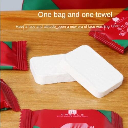 20 Pcs Compressed Towel Pure Cotton Portable Makeup Remover Face Towel Dispensible Face Towel Travel Bath Towel Enlarge Thicken