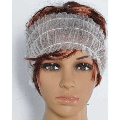 5pcs Disposable Headbands Elastic Non-woven Grafting Eyelashes SPA Hair Salon Bathroom Supplies Makeup Bathing Tool