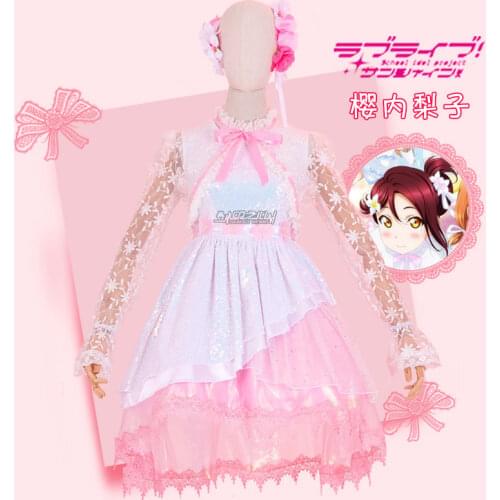 Anime! Lovelive!Sunshine!!Thank You Friends Aqours 4th Anniversary SJ Chika Riko Mari All Members Uniforms Cosplay Costume NEW