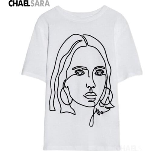 Женские базовые футболки CHAELSARA China At AliExpress