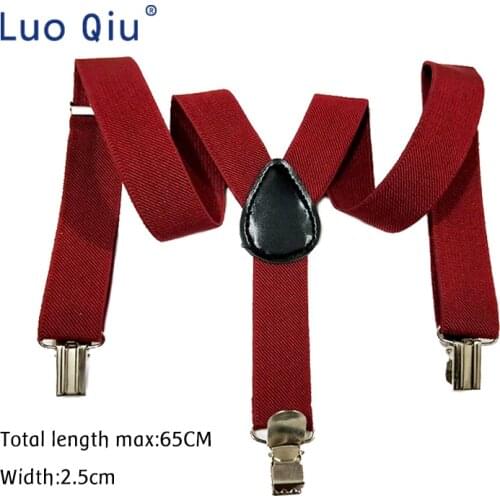 Boys Girls Kids Children Toddlers Navy Blue Pants Stars Pattern Y-Back Metal Clips Braces Adjustable Elastic Suspenders