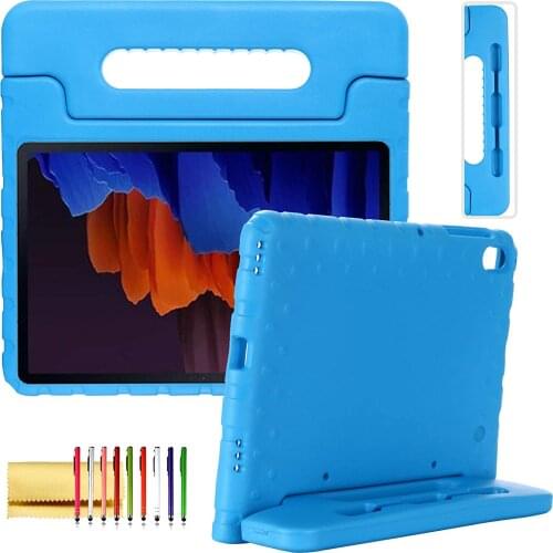 Kids Tablet case for Samsung Galaxy Tab S7+ SM-T970/T975 Shockproof friendly Anti-shock Drop protection Cover for S7 Plus T976