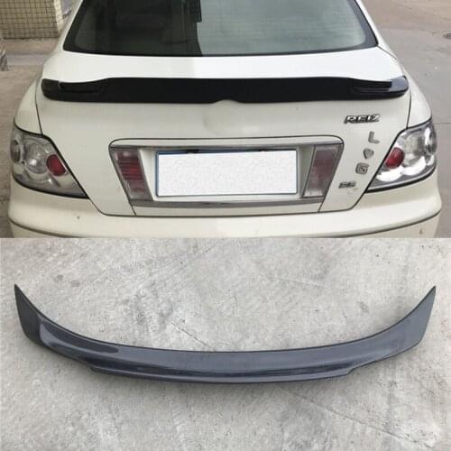 FOR MARK X REIZ REAL CARBON FIBER REAR WING SPOILER 2005-2009 OLD TOYOTA MARK X CAR TRUNK TAIL FIN ACCESSORIES ING STYLE