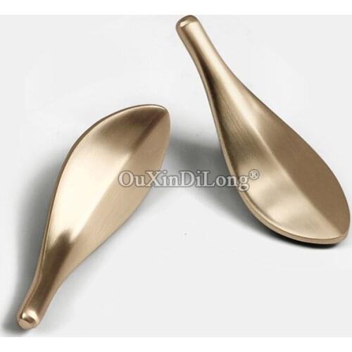 Brand New 2PCS Zinc Alloy Leaf Furniture Handles Drawer Pulls Cupboard Wardrobe Kitchen Cabinet Pulls Handles Home Decorations