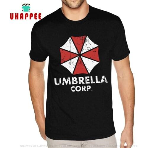 Short Sleeve Round Neck Organnic Cotton Umbrella Corporation Zombies Game Movie TShirt Latest Teenage S T Shirts