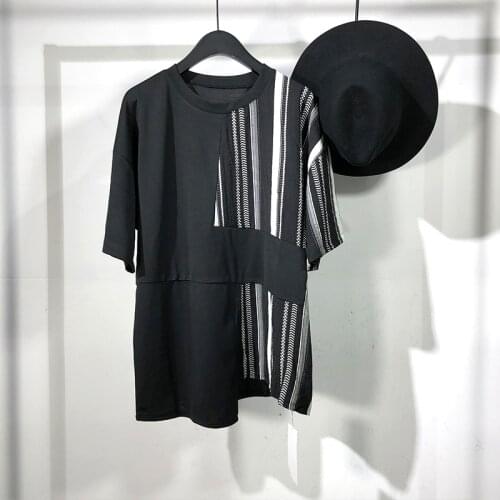 Owen seak Men T Shirt Mens Clothing Hip Hop Tops Tees High Street Summer Japanese Male Solid OverSized Sweetwear T Shirt