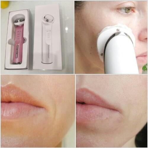 Skin 5W Ion Beauty Introduction Instrument tightening Face Cleansing Massager Deep Cleaning Warm skin Moisturizing Care Tools