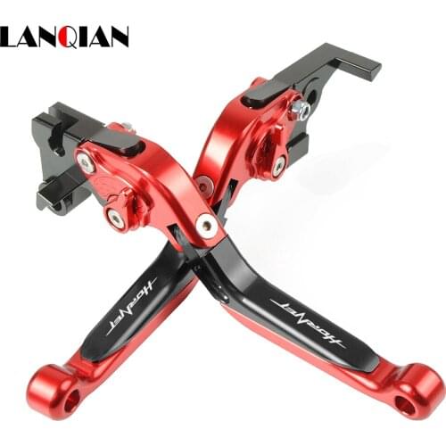 Motorcycle Accessories CNC Adjustable Brake Clutch Levers With LOGO For HONDA CB900F hornet 2001 2002 2003 2004 2005 2006-2008