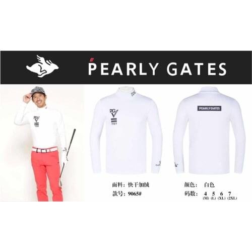 Golf Clothes Autumn And Winter New Mens Golf Long Sleeve Thickened Round Neck Thermal Nnderwea