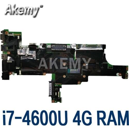 NM-A052 For lenovo THINKPAD T440S motherboard 04X3964 04X3962 Laptop Motherboard with i7-4600U RAM 4G UMA 100% tested work