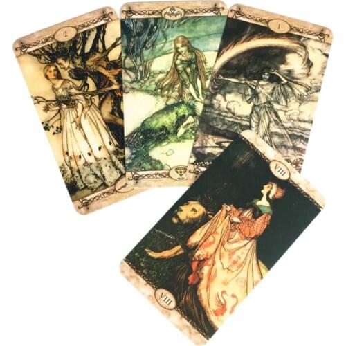2021 New 78-Card Deck Rackham Tarots Divination Fate Oracle Cards Family Party Board Game