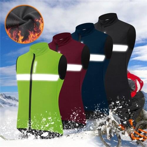 The New Autumn And Winter Sleeveless Sports Vest Cross-Country Outdoor Mountain Bike Riding Equipment Fleece Warm Fashion Vests