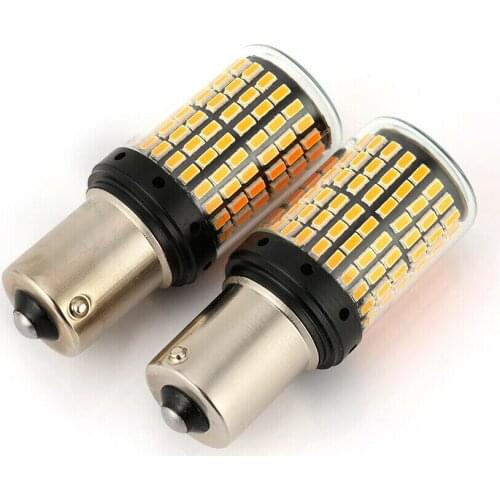 New 2pcs Turn Light 144 Pieces SMD Led Turn Lamp Yellow-Light Compact Car Anti-Stroboscopic High Transmission Lampshade