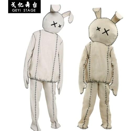 New Movie Cosplay Halloween Costume Cut Doll Bonnie Rabbit Costume Performance Party Clothing High Quality