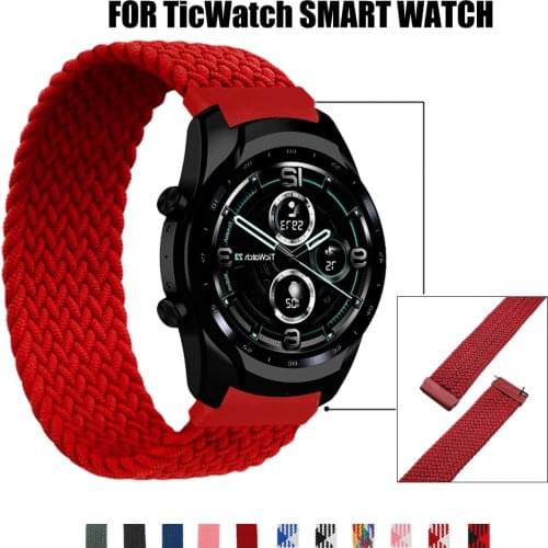 20mm/22mm strap For TicWatch Pro 3/3 GPS/2019/2020/E2/GTX replacement nylon band for TicWatch 2 E C2 wristbelt Accessories