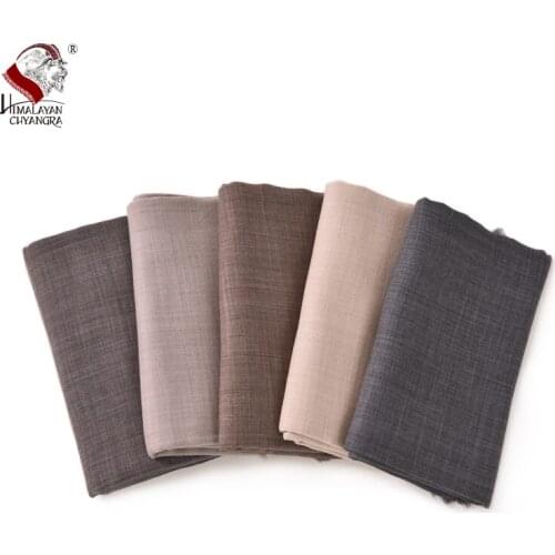 Nepalese 100% Marino Wool Scarf Diamond Texture Melange Color Gens and Ladies Ultra Thin 90x 200 cm Super soft and Warm