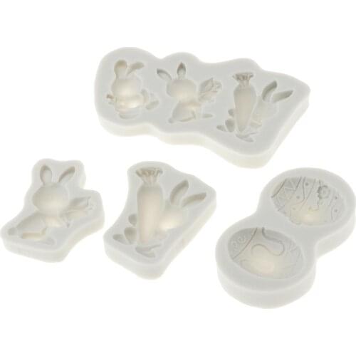 DIY Bunny Silicone Mold Baking Tool Cake Bakeware for Chocolate Ice Cube