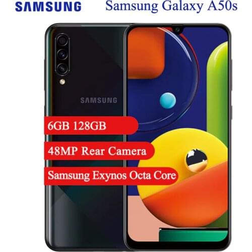 Samsung Galaxy A50s Mobile Phone 6.4" Samsung Exynos Octa-core Triple Cameras 4000mAh 6GB RAM 128GB ROM Smartphone NFC