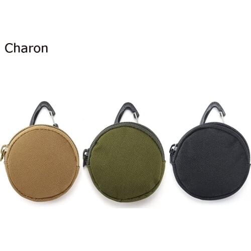 3 Color Tactical EDC Pouch Key Wallet Holder Men Coin Purses Pouch Military Army Camo Bag Keychain Zipper Pocket Outdoor Bag