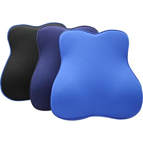 Winter Car Pillow Lumbar Support Back Massager Waist Cushion Office Chairs Seat