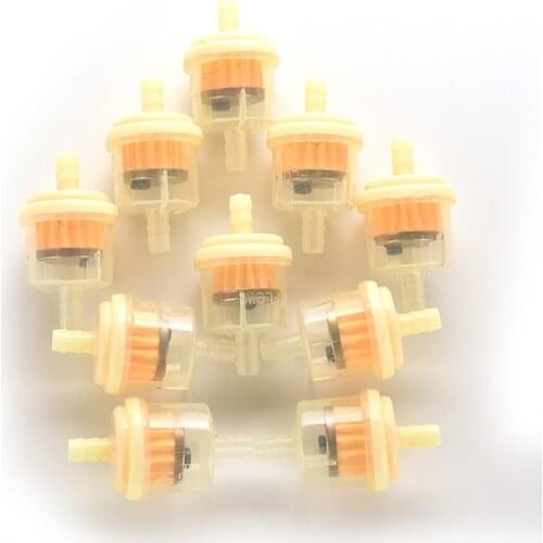 10pcs/Lot Motorcycle Scooter Gasoline Filter Inline Gas Fuel Filter Motorcycle Oil Filters
