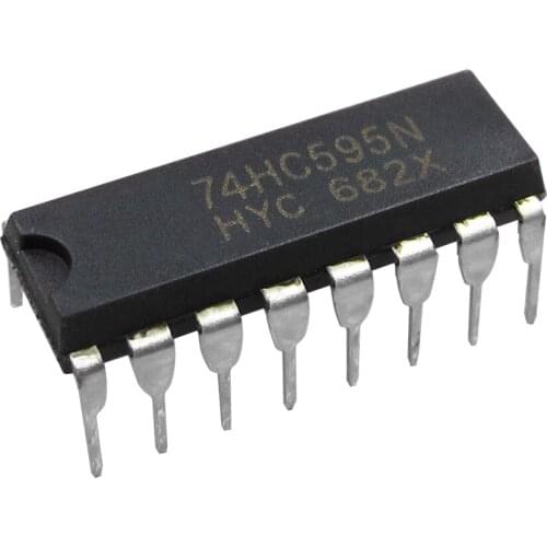 100PCS SN74HC595N DIP16 SN74HC595 DIP 74HC595N 74HC595 new and original IC