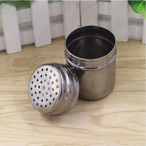300pcs/lot Free Shipping Stainless Steel Home Kitchen Bar Spice Jar MSG Household Pepper Pot for Cooking Cook Kitchener WA1139