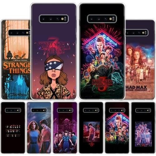 Stranger Things Phone Case For Samsung Galaxy S10 S20 FE S21 Ultra Note 10 9 8 S9 S8 S7 Edge J4 J6 J8 Plus Lite + Cover Coque