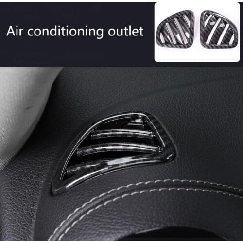 For Mercedes Benz GLB200/180 2020 Car Front Dashboard Air Vent Trim Cover Outlet Bezel Frame Garnish Molding Surround