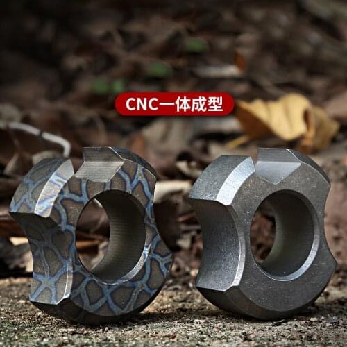 EDC Titanium Alloy Umbrella Rope DIY Decorative Accessories Key Ring Pendant Outdoor EDC Multi Tools