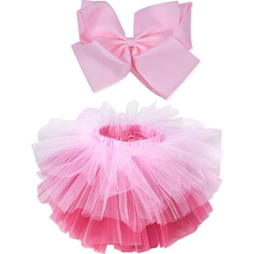 2Pcs Girls 6 Layers Skirt Fantastic Pettiskirt Tutu Extra Fluffy Maxi Cake Skirts Party Dance Wear Much More Fluffy Than Picture