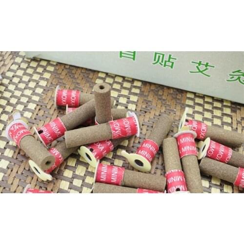 Mini Self-adhesive small moxa rollors Moxibustion stick 180pcs/pack free shipping