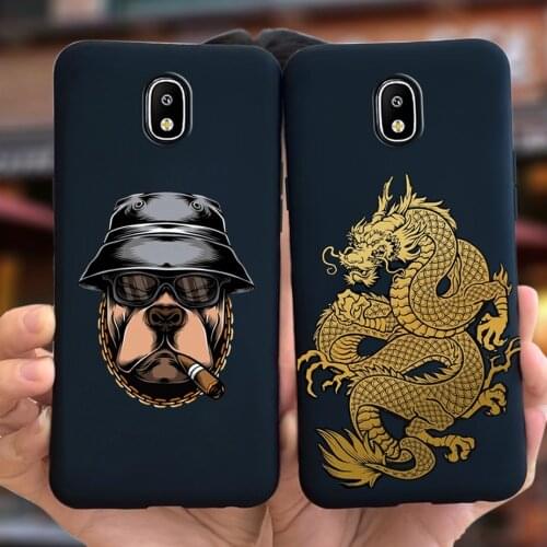 Soft Silicone Case For Samsung Galaxy J3 2017 Case J330 J330F SM-J330F Phone Cases For Samsung J3 2017 Luxury Black Cover Bumper