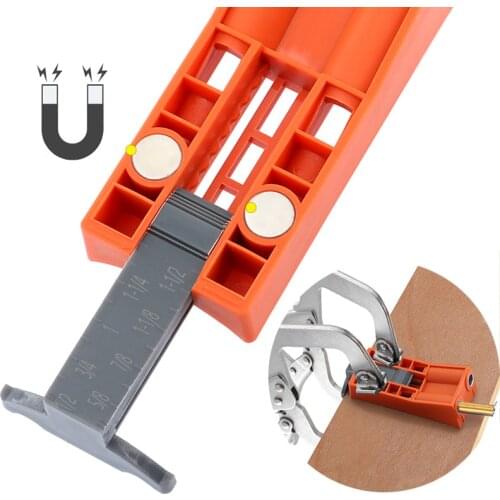 DIY Woodworking Oblique Hole Locator Drill Hole Jig Kit Drill Guide Set Puncher Locator with Hole Locator Fittings Tools