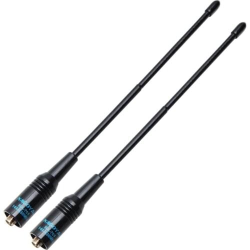 Nagoya NA-701 SMA-Female Dual Band Handheld Soft Antenna for BaoFeng UV-5R UV-82 BF-888S UVB3 Plus Wouxun KG-UVD1P Walkie Talkie