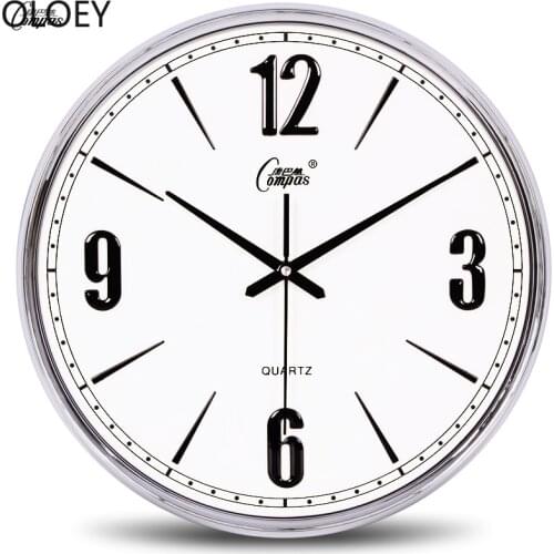16 Inch Wall Clock Gold Luxury Wall Watch Bedroom Silent Living Room Modern Clock Digital Wall Clocks Home Decor Plastic Europe