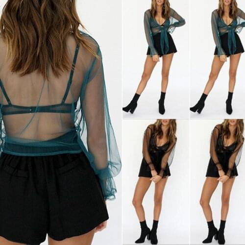 New Arrive Women Girls Chiffon Transparency Beach Cover-Ups Swim Bikini Set Cover Tops Sexy Bow Beachwear